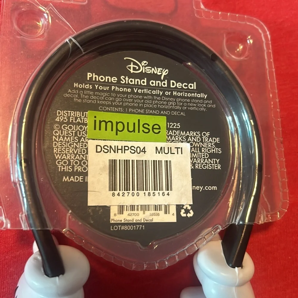 NWT DISNEY MINNIE MOUSE PHONE STAND & DECAL COMBO❤️